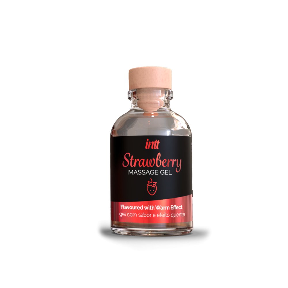 Intt Strawberry Flavoured Warming Massage Gel 30ml – image number 2