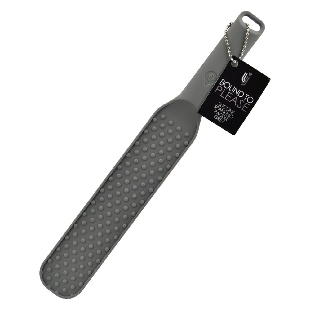 Bound to Please Silicone Spanking Paddle Grey – image number 1