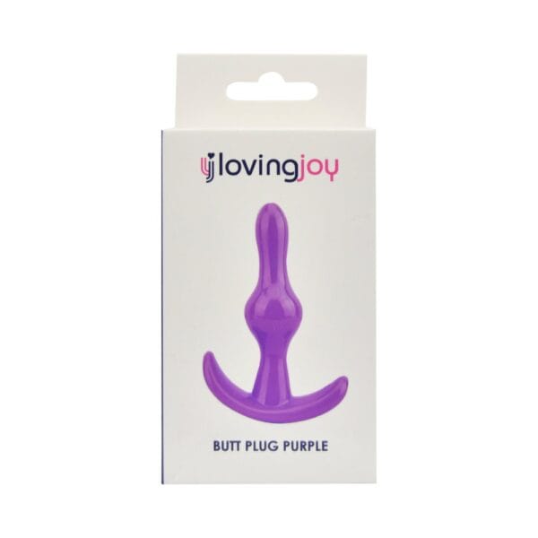 Loving Joy Beginner-Friendly Purple Butt Plug – image number 3
