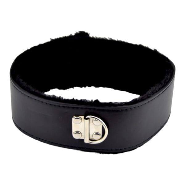 Bound to Please Furry Collar with Leash Black – image number 3