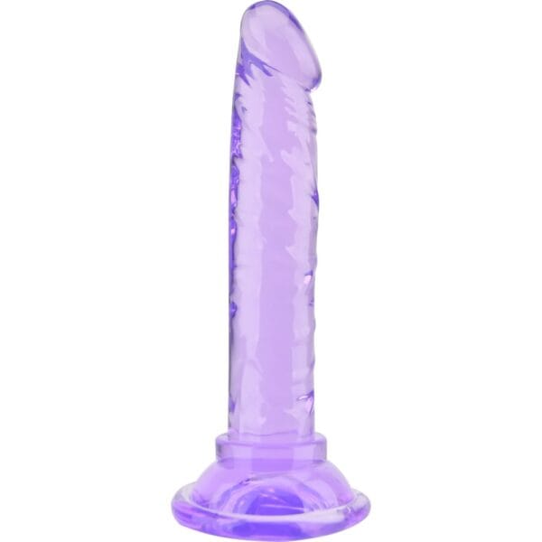 Loving Joy Beginners Realistic Suction Cup Dildo Purple 5 Inch – image number 2