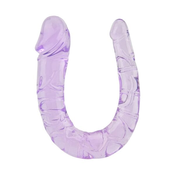Loving Joy Double Mini Dildo Purple – image number 1
