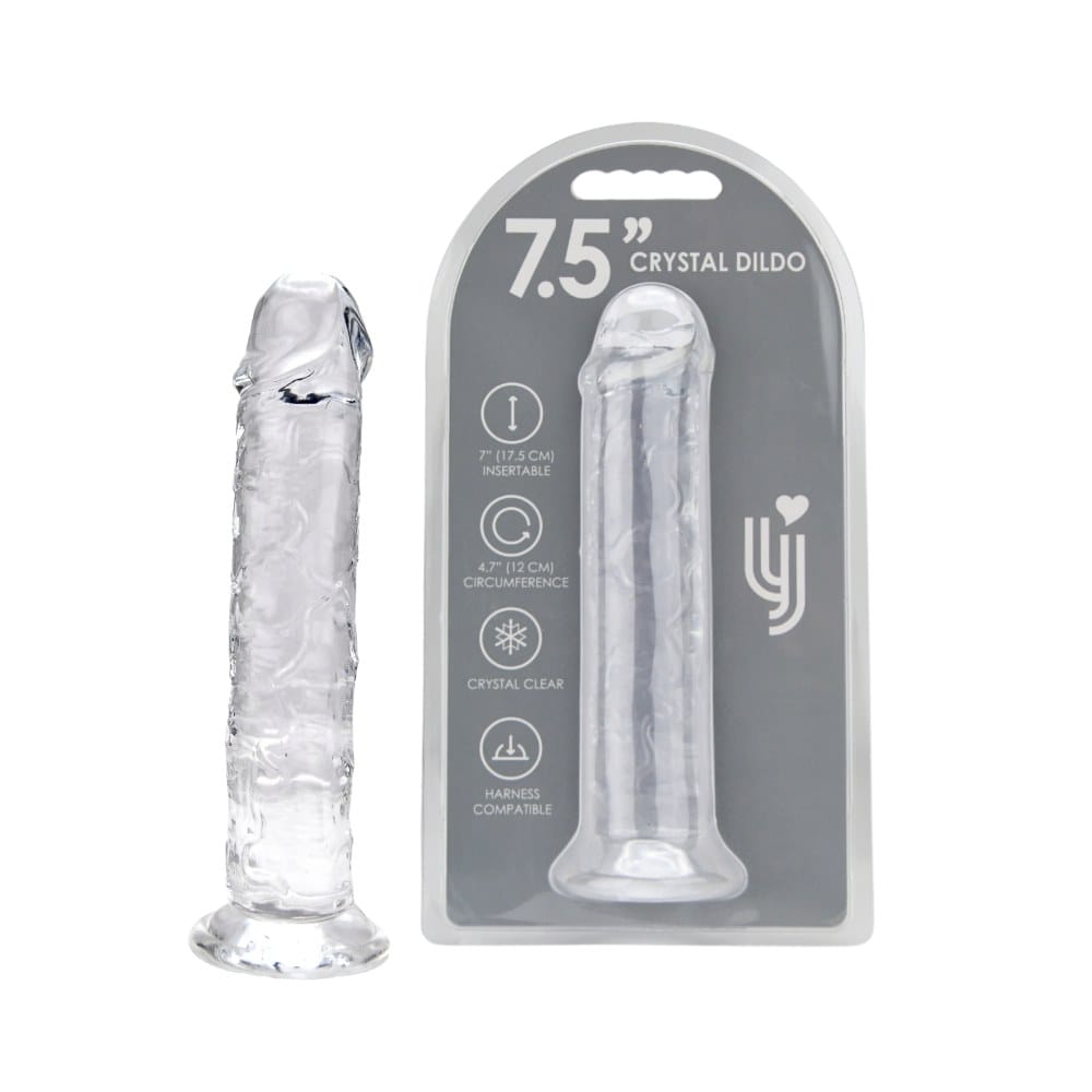 Loving Joy Clear Suction Cup Realistic Dildo 7.5 Inch – image number 2