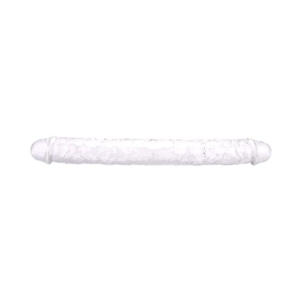 Loving Joy Clear Double Ended Suction Cup Dildo 15 Inch – image number 1