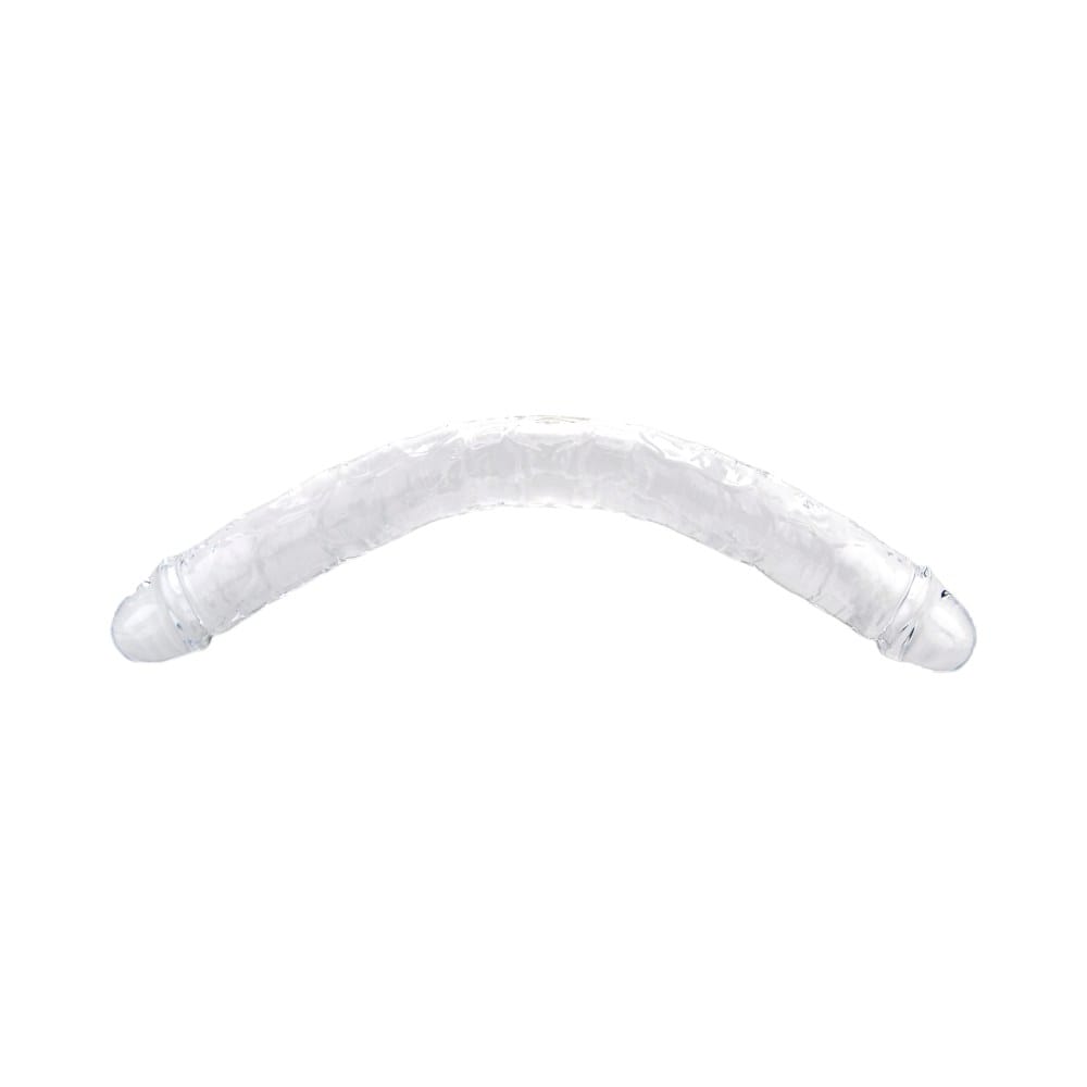 Loving Joy Clear Double Ended Dildo 18 Inch – image number 2