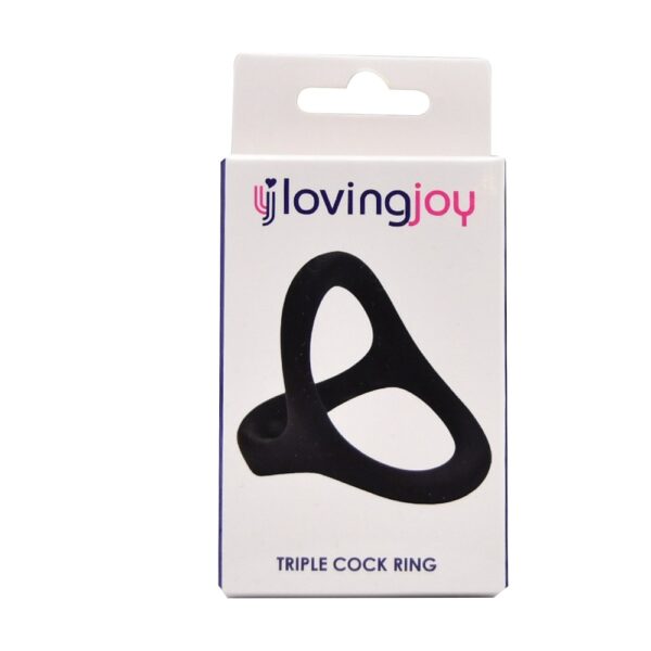 Loving Joy Silicone Triple Cock Ring – image number 4