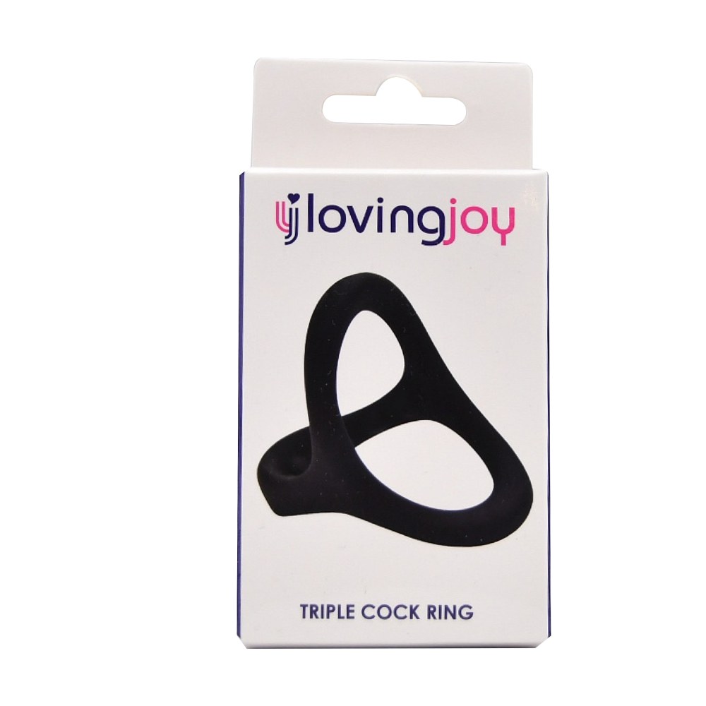 Loving Joy Silicone Triple Cock Ring – image number 4