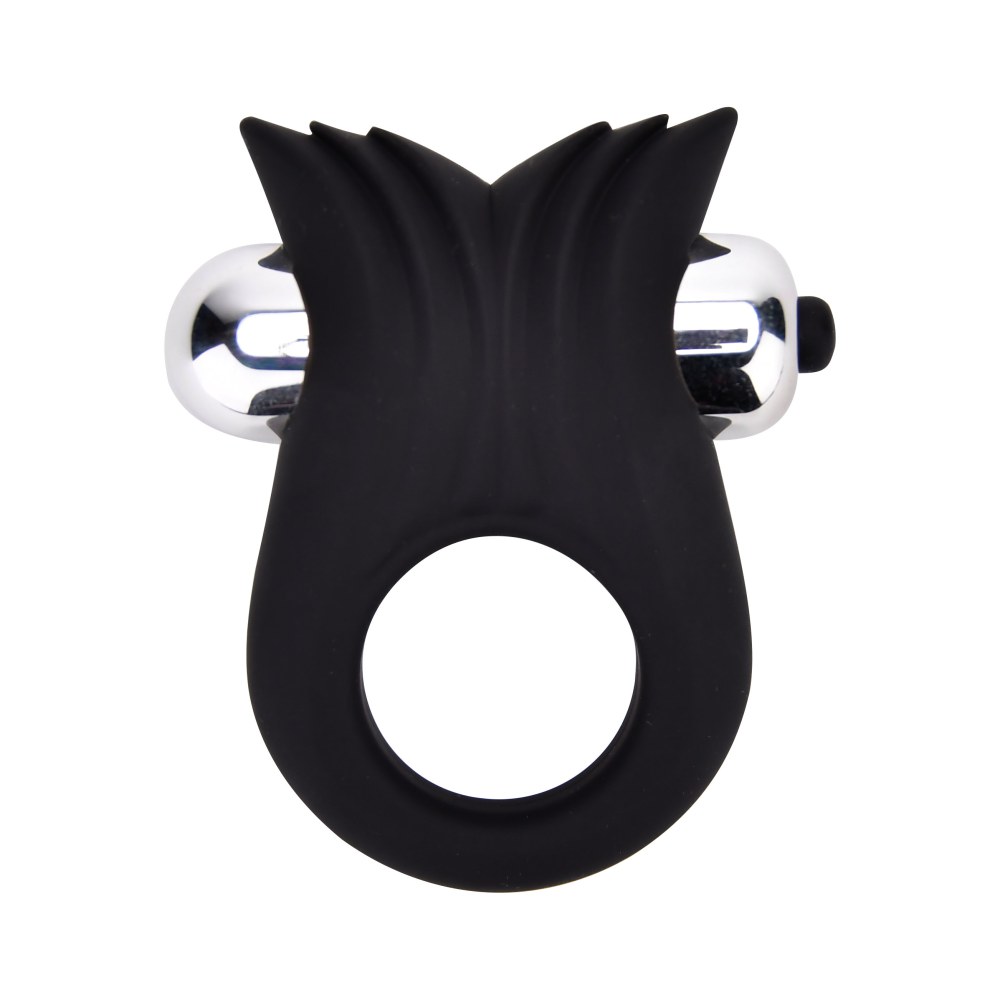 Loving Joy Silicone Vibrating Textured Cock Ring – image number 1