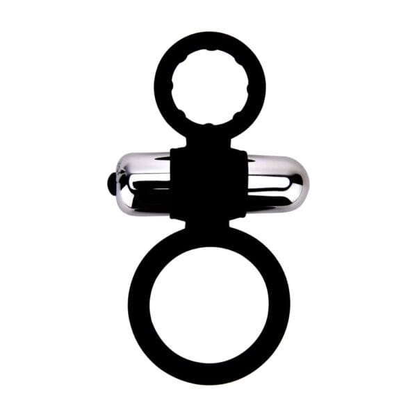 Loving Joy Silicone Vibrating Cock And Ball Ring – image number 1