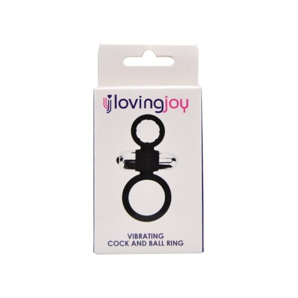 Loving Joy Silicone Vibrating Cock And Ball Ring – image number 3