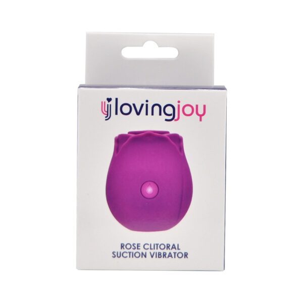 Loving Joy Rose Toy Clitoral Suction Vibrator Purple – image number 4