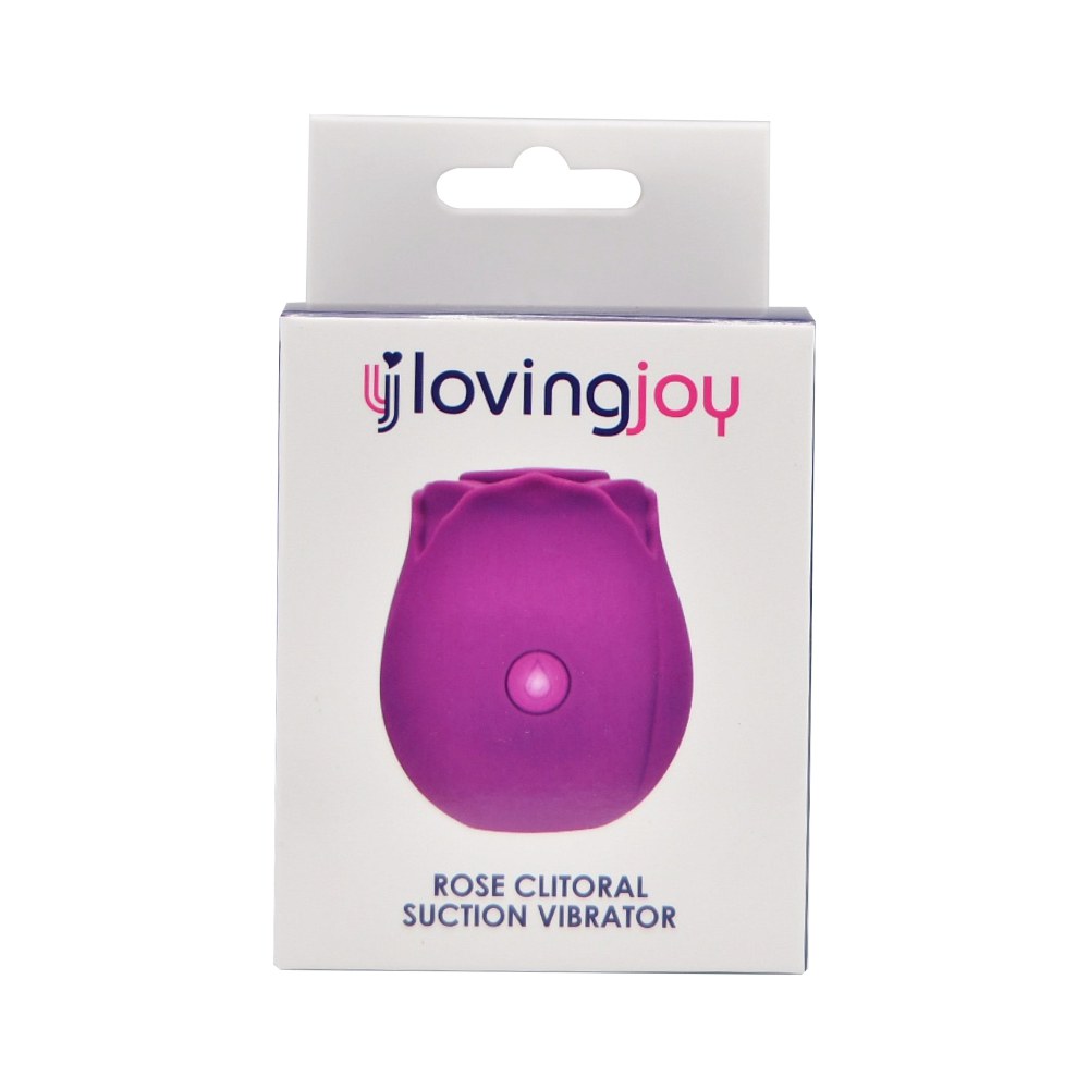 Loving Joy Rose Toy Clitoral Suction Vibrator Purple – image number 4