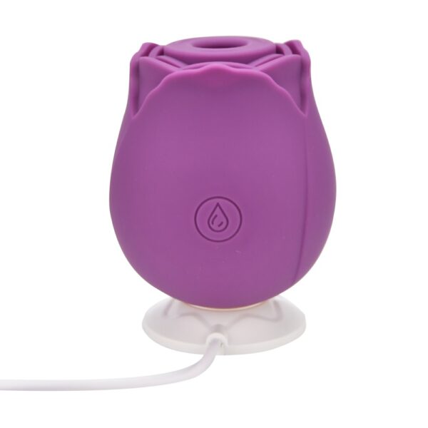Loving Joy Rose Toy Clitoral Suction Vibrator Purple – image number 2