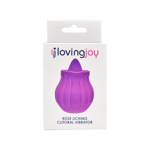 Loving Joy Rose Licking Clitoral Vibrator Purple – image number 4