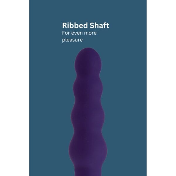 Nauti Silicone Ribbed Vibrator – image number 7