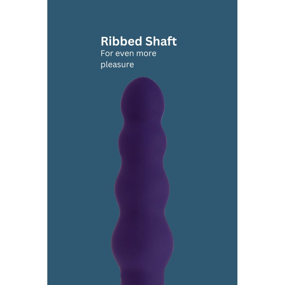 Nauti Silicone Ribbed Vibrator – image number 7