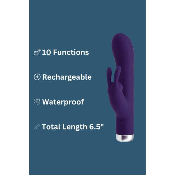 Nauti Silicone 10 Function Rabbit Vibrator – image number 4