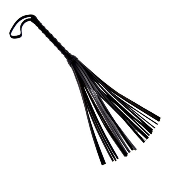 Bound Leather Flogger with Wrist Wrap – image number 1