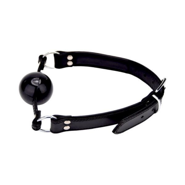 Bound Leather Solid Ball Gag – image number 2