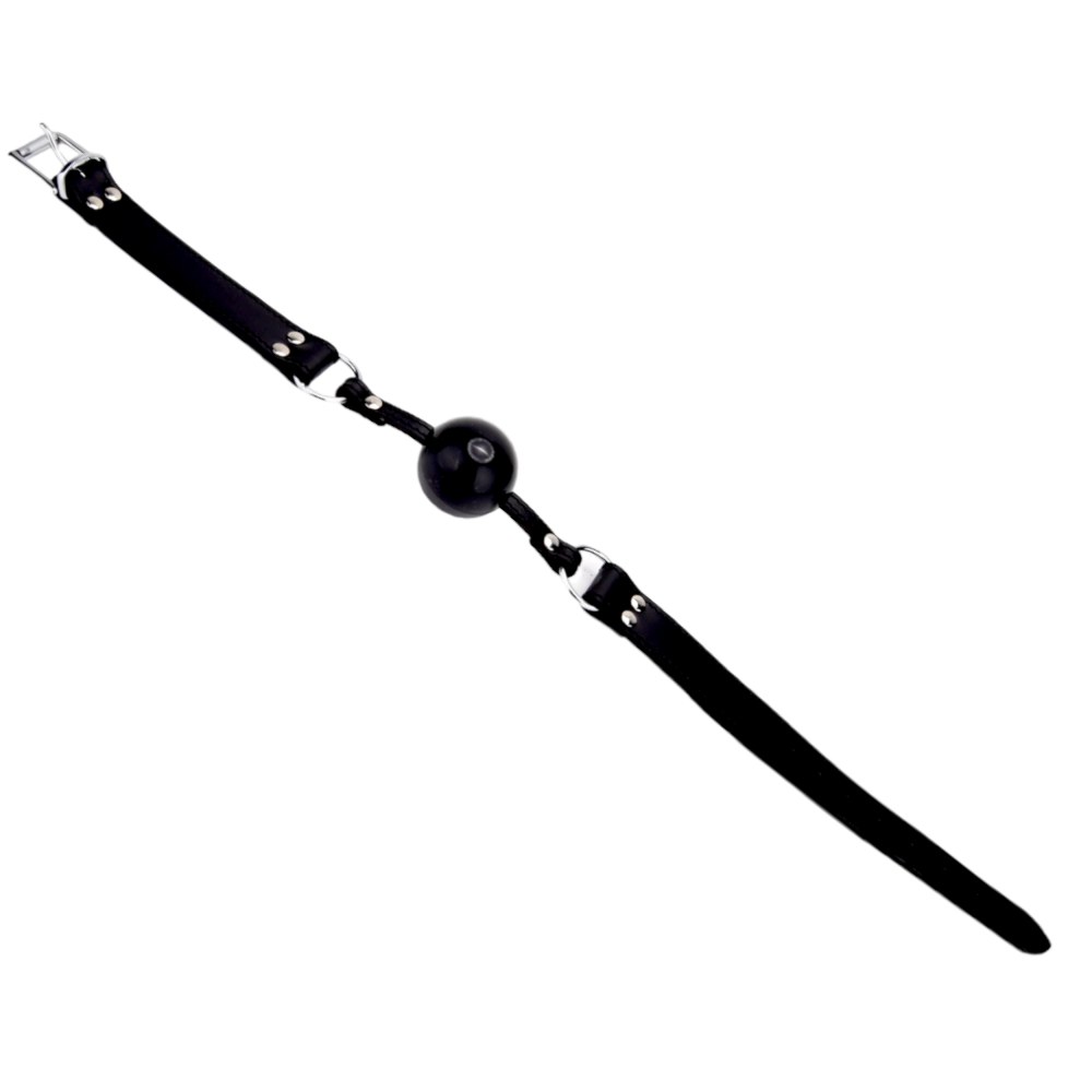 Bound Leather Solid Ball Gag – image number 4