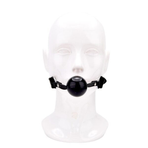 Bound Leather Solid Ball Gag – image number 3