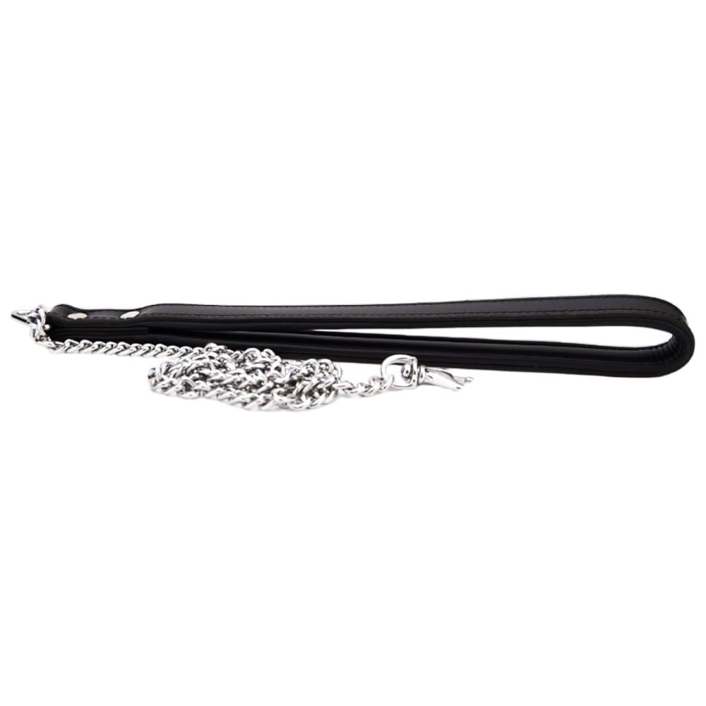 Bound Leather Leash with Quick Release Hook – image number 1