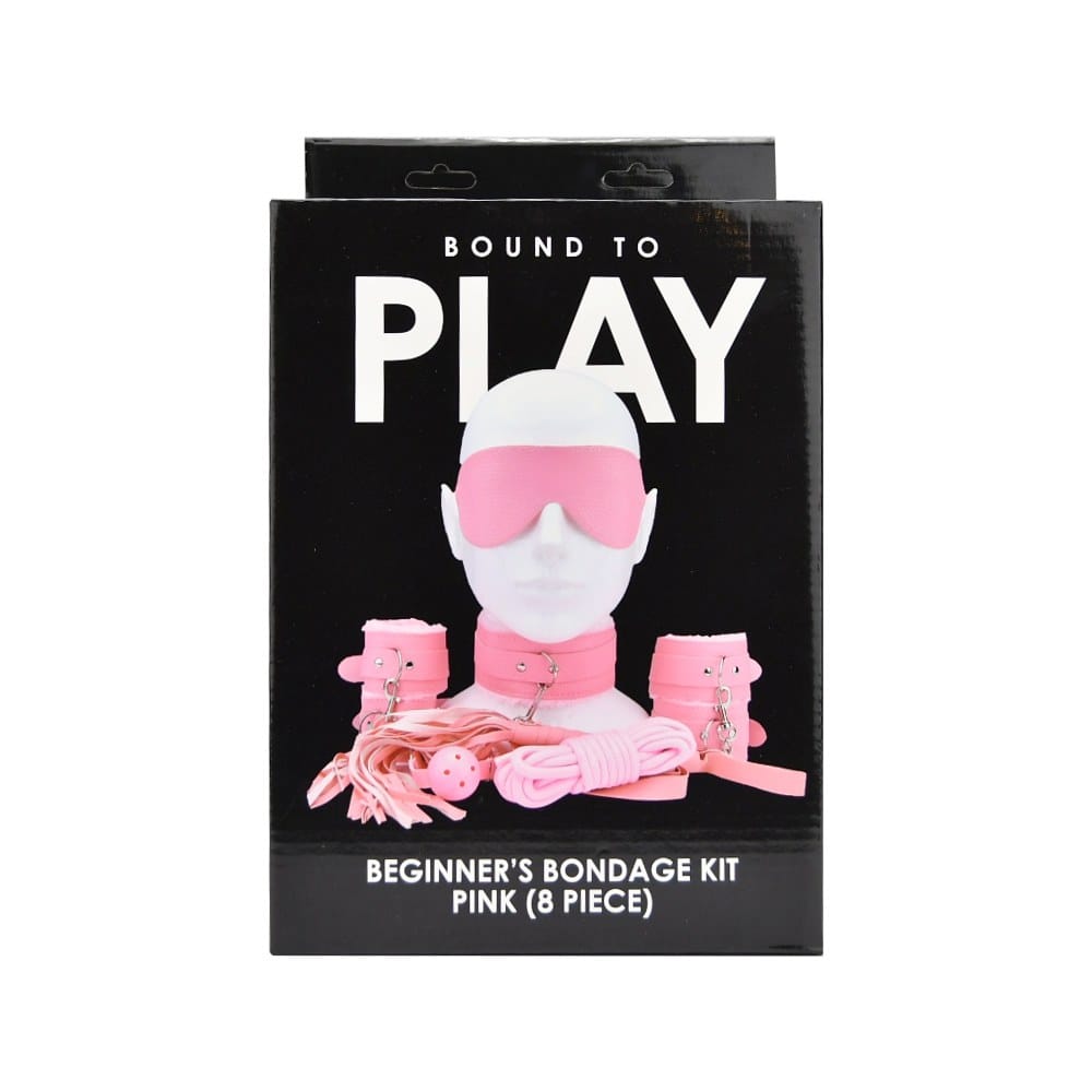 Bound to Play Beginner's Bondage Kit Pink 8 Piece – image number 2