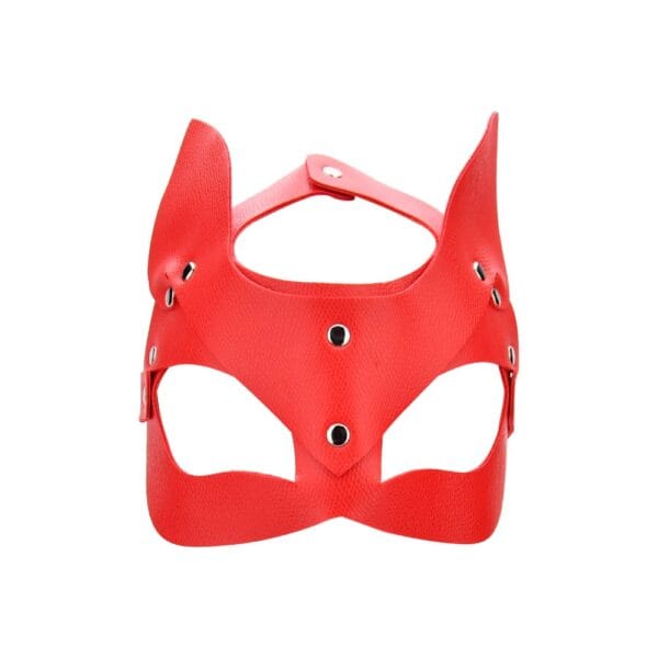 Bound to Play Kitty Cat Face Mask Red – image number 1