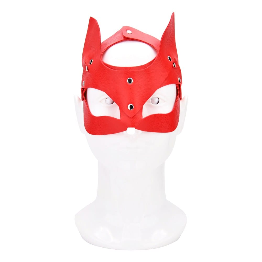 Bound to Play Kitty Cat Face Mask Red – image number 2