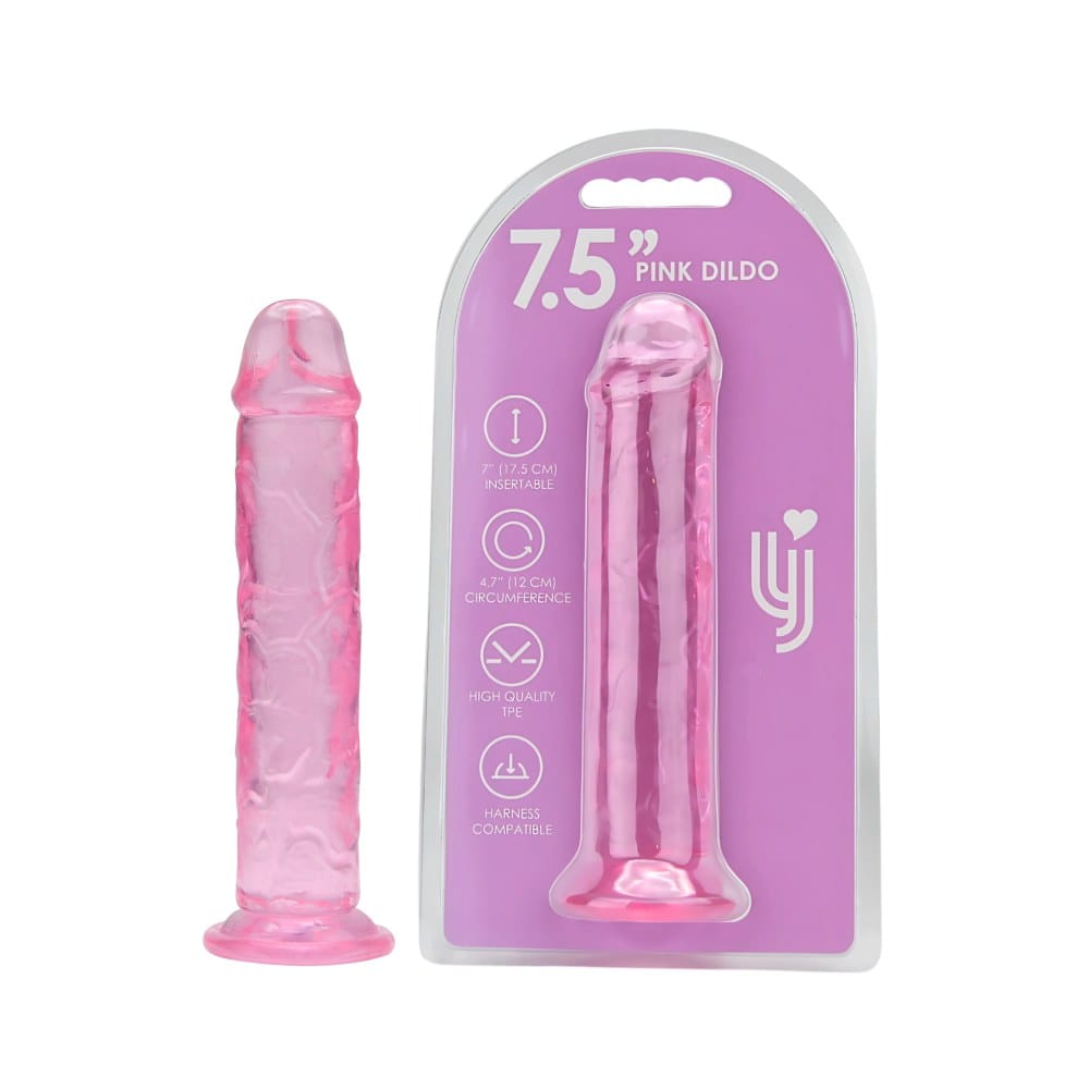 Loving Joy Pink Realistic Suction Cup Dildo 7.5 Inch – image number 3