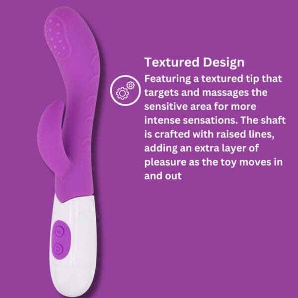 Jessica Rabbit Textured Rabbit Vibrator – image number 4