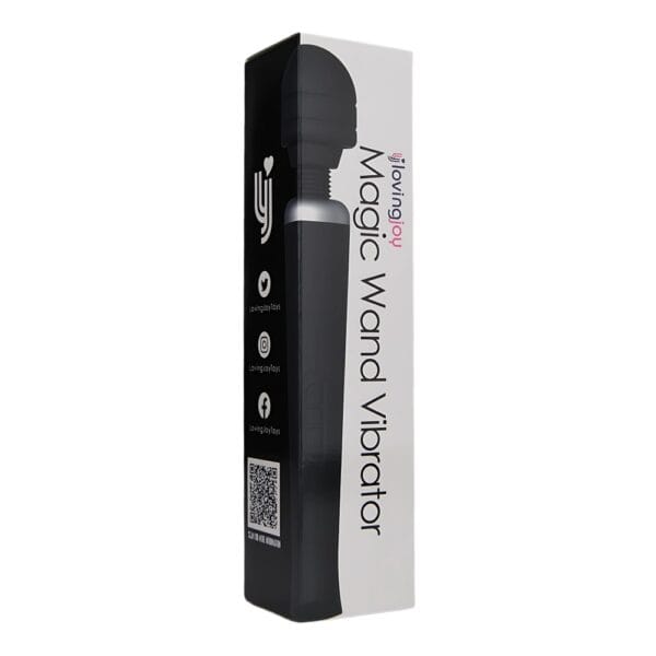 Loving Joy Black Rechargeable Magic Wand Vibrator – image number 5