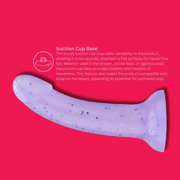 MINA Starlight Silicone Suction Cup Dildo 7 Inch – image number 6