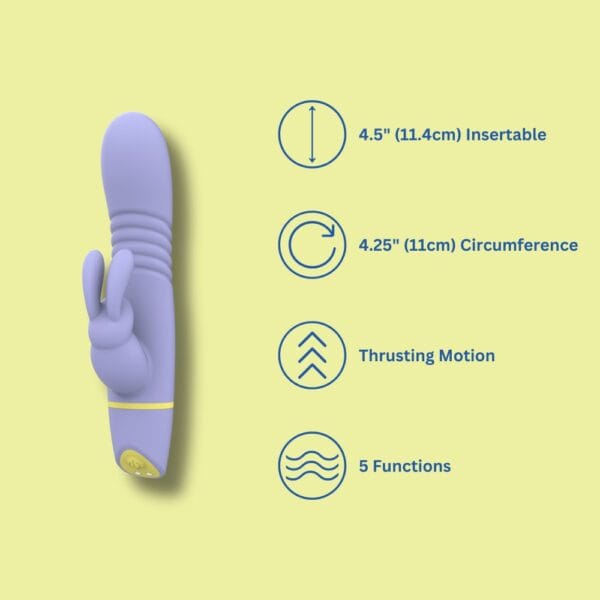 MINA Tide Thrusting Rabbit Vibrator – image number 3