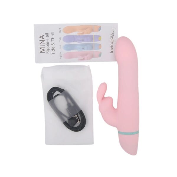 MINA Ripple Vibrating & Rotating Rabbit Vibrator – image number 3