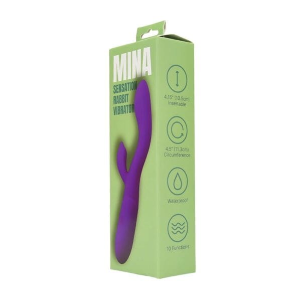 MINA Sensation Rabbit Vibrator 10 Function USB Rechargeable – image number 5