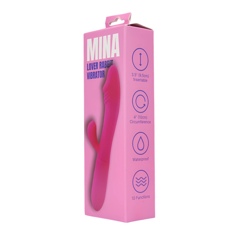 MINA Lover 10 Function USB Rechargeable Rabbit Vibrator – image number 3