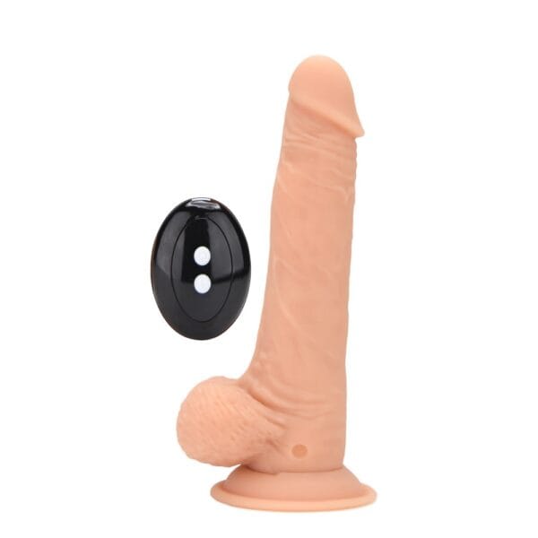 Loving Joy Remote Thrusting Vibrating Silicone Dildo – image number 2