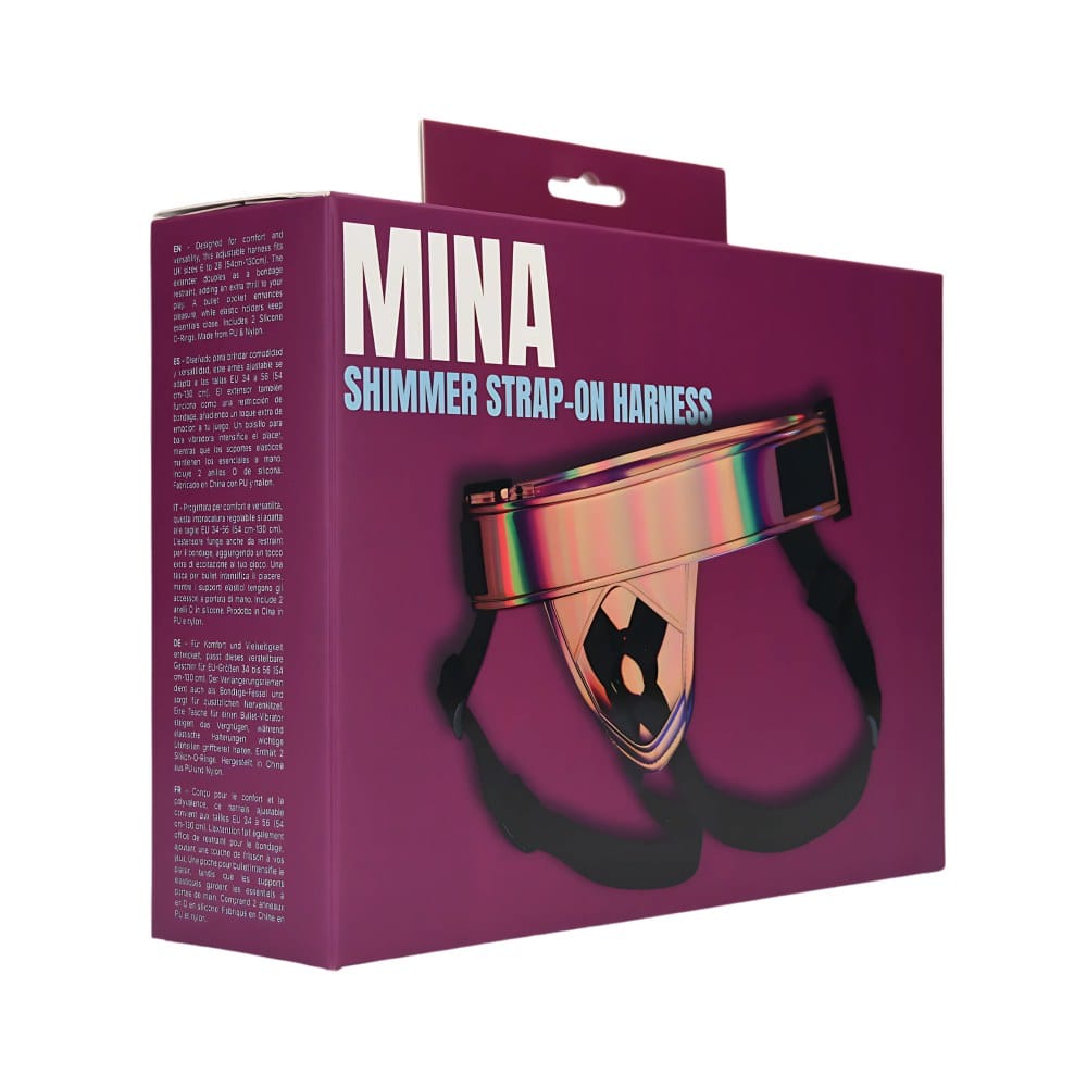 MINA Shimmer Strap-On Harness with O-Rings – image number 2
