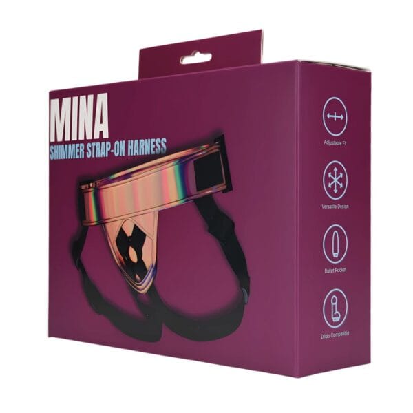 MINA Shimmer Strap-On Harness with O-Rings – image number 4