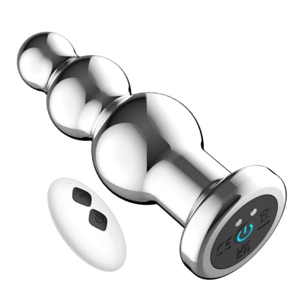 Toosh Remote Control Metal Vibrating Anal Beads – image number 1
