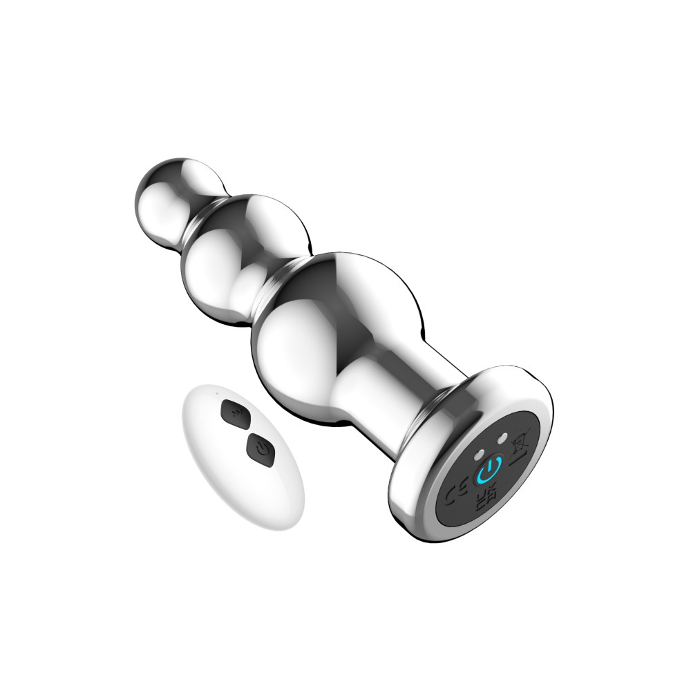 Toosh Remote Controlled Metal Vibrating Anal Beads – image number 1
