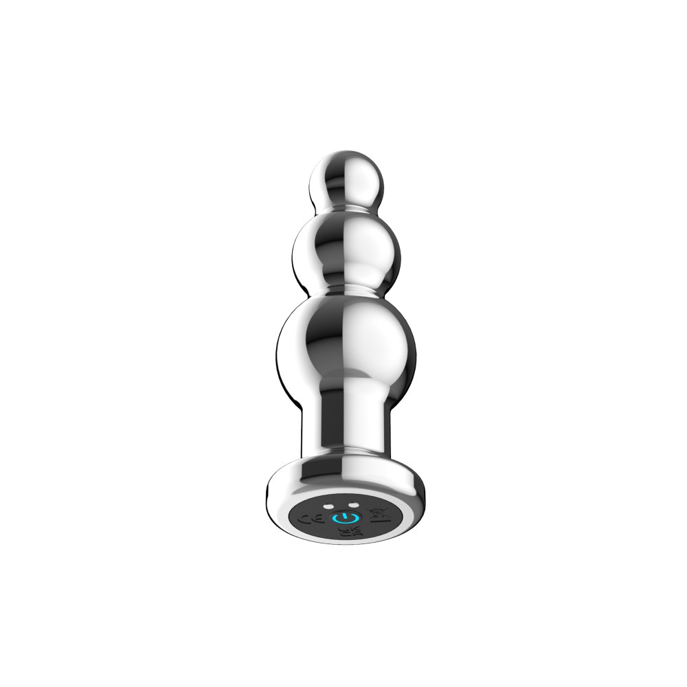 Toosh Remote Controlled Metal Vibrating Anal Beads – image number 2