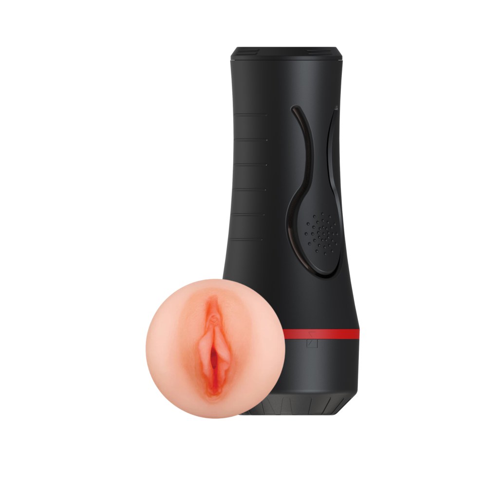 Rev-Lite Squeezable Male Masturbator With Bullet Pocket – image number 1