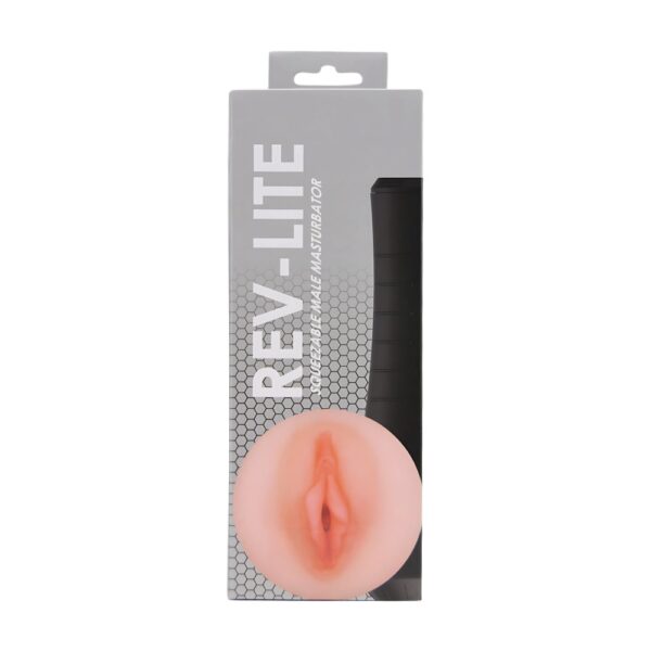 Rev-Lite Squeezable Male Masturbator With Bullet Pocket – image number 4