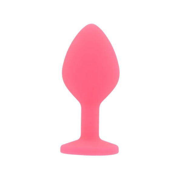 Toosh Pink Silicone Butt Plug Medium – image number 1