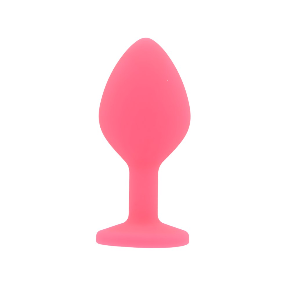 Toosh Pink Silicone Butt Plug Medium – image number 1