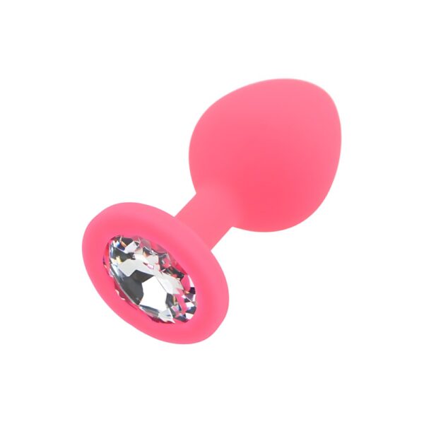 Toosh Pink Silicone Butt Plug Medium – image number 3
