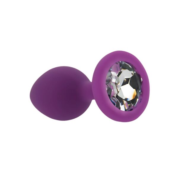 Toosh Purple Silicone Butt Plug Small – image number 1