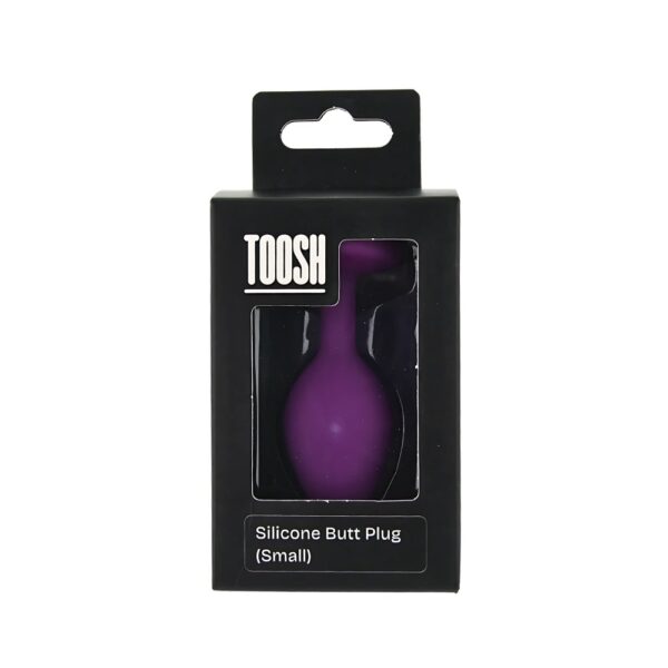 Toosh Purple Silicone Butt Plug Small – image number 6